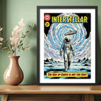 Cuadro Interestellar Pelicula Matthew Mcconaughey Decoracion Comics Art The End Of The World Is Not The End Negro