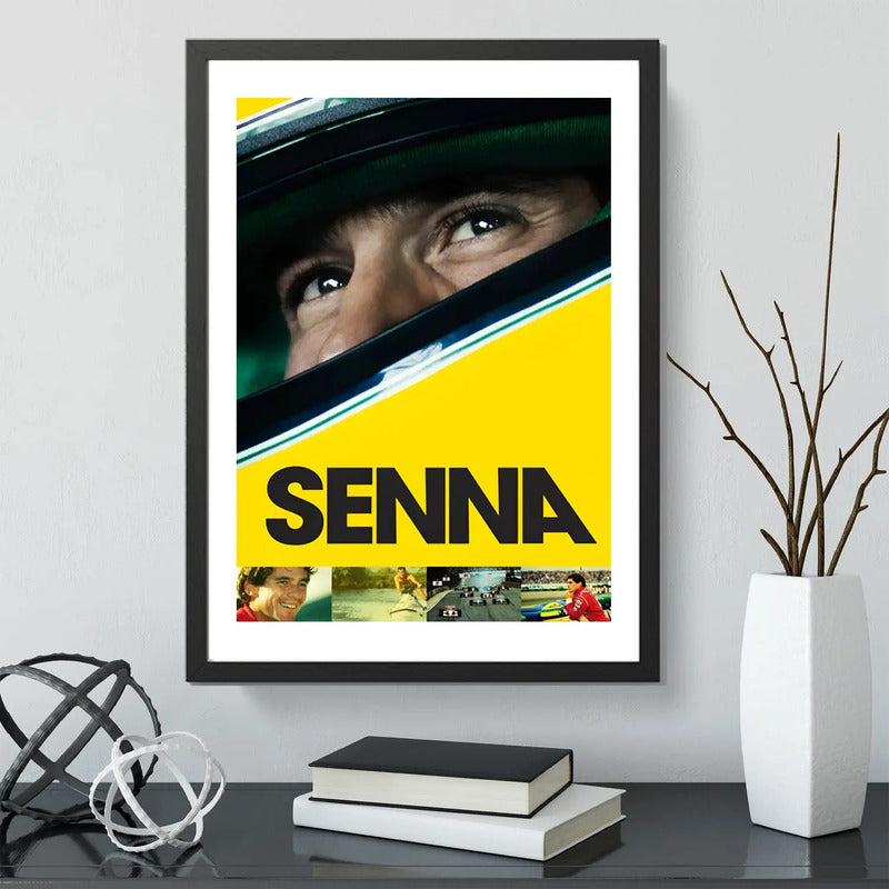 Cuadro Ayrton Senna Formula 1 Pelicula Biográfica 2010 Cine Marco Negro