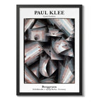 Cuadro Paul Klee Arte Obras Pintor Exposición Decoracion Crystal Gradation Marco Negro