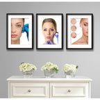 Set 3 Cuadros Estetica Plastica Clinica Decoración Paspartu