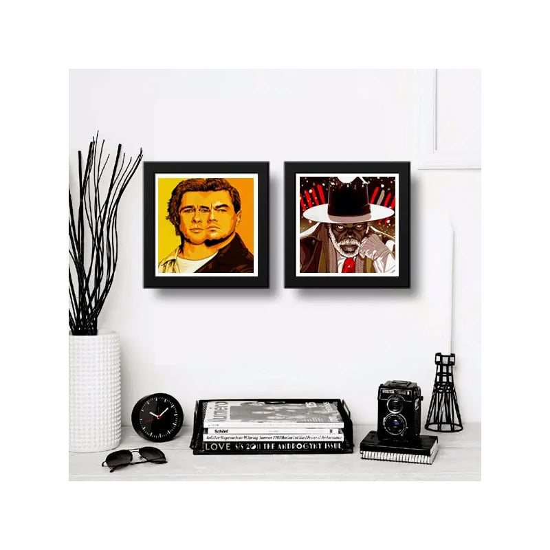 Set 2 Cuadros Tarantino Pop Art Peliculas Cine Decoracion
