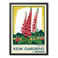 Cuadro Kew Gardens Flower Market Londres Br4 Flores Botanica Marco Negro