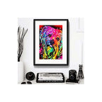 Cuadro Perro Pop Art Todas Las Razas Decoracion Con Paspartú