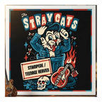 Cuadro Stray Cats Gato Rockabilly Album Rock Musica Marco Blanco