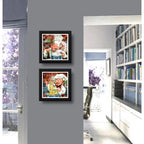 Set 2 Cuadros Chef Gourmet Vino Pasta Cocina Arte Decoracion