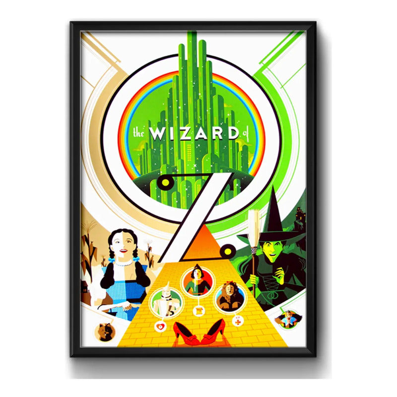 Cuadro El Mago De Oz Pop Art Pelicula Retro Decoracion