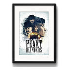 Cuadro Peaky Blinders Serie Tv Art Decoracion Con Paspartú