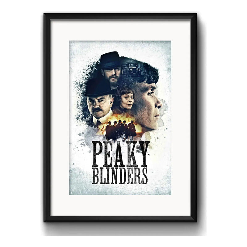 Cuadro Peaky Blinders Serie Tv Art Decoracion Con Paspartú