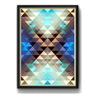Cuadro Geometrico Abstracto Escandinavo Moderno Decoracion