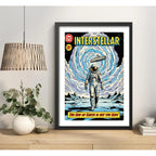 Cuadro Interestellar Pelicula Matthew Mcconaughey Decoracion Comics Art The End Of The World Is Not The End Negro