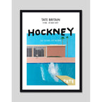 Cuadro Exposición Arte Exhibition Art Poster Afiche Pintores David Hockney Tate Britain Exhibition 3 Negro