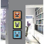 Set 3 Cuadros Perro Bulldog Pop Art Mascota Pet Decoracion