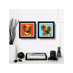 Set 2 Cuadros Perro Dachshund Pop Art Mascotas Decoracion