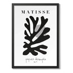 Set 3 Cuadros Picasso Matisse Kusama Black Minimalista Arte Marco Negro