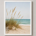 Cuadro Living Dormitorio Paisajes De Playa Mar Sol Surf Brs1 Marco Blanco