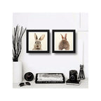 Set 2 Cuadros Conejo Pet Animal Arte Decoracion
