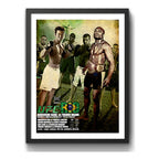 Cuadro Ufc Fight Peleas Famosas Retro Mma Deporte Coleccion Ufc 134 Anderson Silva Vs Yushin Okami Negro