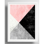 Cuadro Geometrico Abstracto Escandinavo Moderno Decoracion