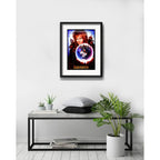 Cuadro Laberinto David Bowie Pelicula 53x43cm Con Paspartú Marco Negro