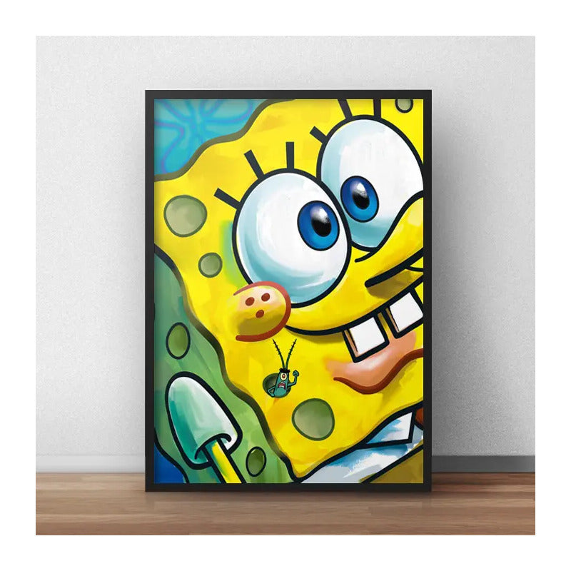 Cuadro Bob Esponja Arte Dibujo Serie Tv Decoracion