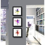 Set 3 Cuadros Ballet Pop Art Bailarína Deportes Decoracion