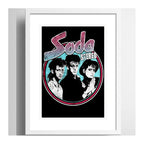 Cuadro Soda Stereo Banda Rock Brs1 Decoracion Con Paspartú