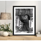 Cuadro Charly Garcia Fuck You Rock Argentino Musica Marco Negro