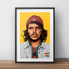Cuadro Che Guevara Hipster Pop Art Decoracion Con Paspartú