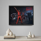 Cuadro Michael Jackson Thriller Efecto 3d Musica Pop Rock Marco Negro