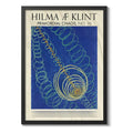 Cuadro Dormitorio Living Hilma Klint Caos Primordial Museo Marco Negro