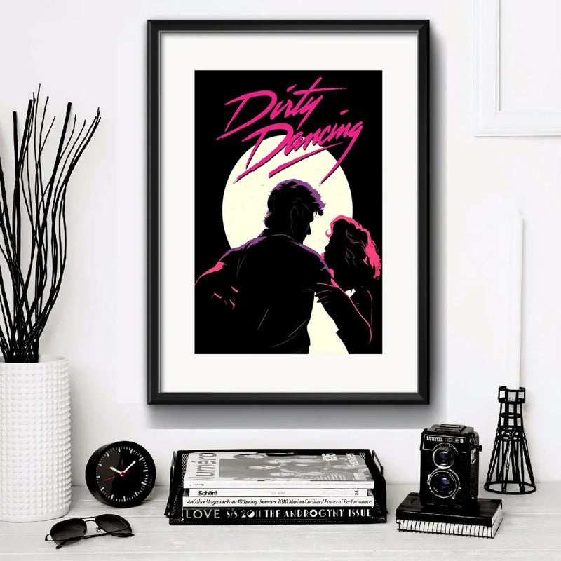 Cuadro Dirty Dancing Pop Art Pelicula Decoracion Paspartú
