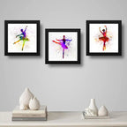 Set 3 Cuadros Ballet Pop Art Bailarína Deportes Decoracion