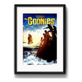 Cuadro Los Goonies Steven Spielberg Pelicula Con Paspartú B2 Marco Negro