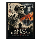 Cuadro Akira Kurosawa Director Peliculas Cinema Japones Marco Negro