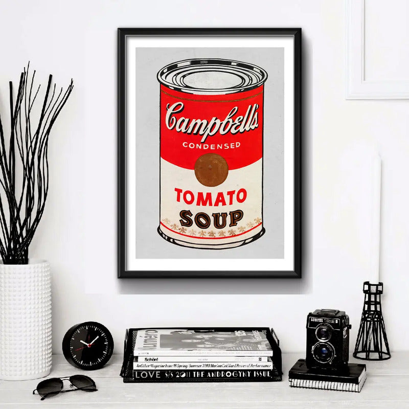 Cuadro Campbells Pop Art Lata Andy Warhol Cocina Decoracion