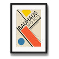 Cuadro Bauhaus Exposicion 1923 Arte Br6 53x43cm Con Paspartú Marco Negro