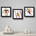 Set 3 Cuadros Crossfit Pop Art Fitness Musculacion Gimnasio