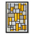Cuadro Piet Mondrian Arte Modernismo Obras Decoracion Composition With Grid 1 Con Marco Negro