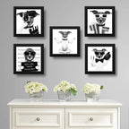 Set 5 Cuadros Perro Lifestyle Cinema Spa Mascota Pet Decora