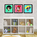 Set 3 Cuadros Chicas Superpoderosas Arte Decoracion Infantil