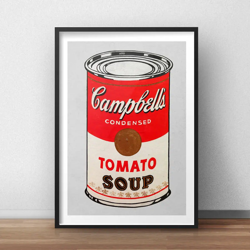 Cuadro Campbells Pop Art Lata Andy Warhol Cocina Decoracion