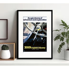 Cuadro 2001 Una Odisea Del Espacio Stanley Kubrick Paspartú Marco Negro