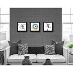 Set 3 Cuadros Futbol Pop Art Balon Pelota Deporte Decoracion