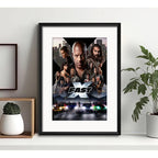 Cuadro Rápidos Furiosos Fast X Furious Pelicula Con Paspartú Marco Negro