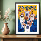 Cuadro Stephen Curry Mayor Tirador De Triples Nba Baloncesto Marco Negro