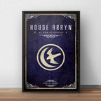 Cuadro Casas De Game Of Thrones Juego De Tronos Decoracion