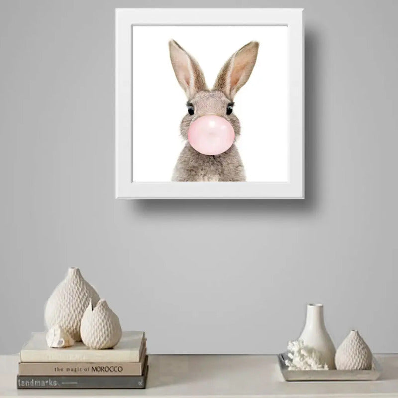 Cuadro Conejo Conejito Pet Animal Decoracion Dormitorio Casa