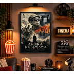 Cuadro Akira Kurosawa Director Peliculas Cinema Japones Marco Negro