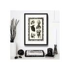 Cuadro Médico Cuerpo Humano Anatomia Organos Con Paspartu Marco Negro