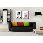 Set 2 Cuadros Marilyn Monroe Audrey Chicle Pop Art Paspartu